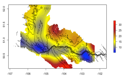 Biochemical Oxygen Demand Map